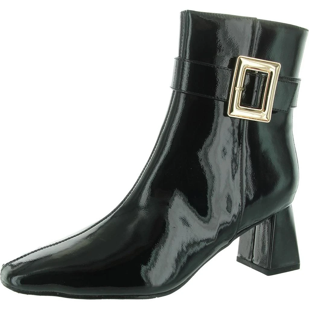 Masseys Sydney Womens Buckle Faux Leather Ankle Boots 4