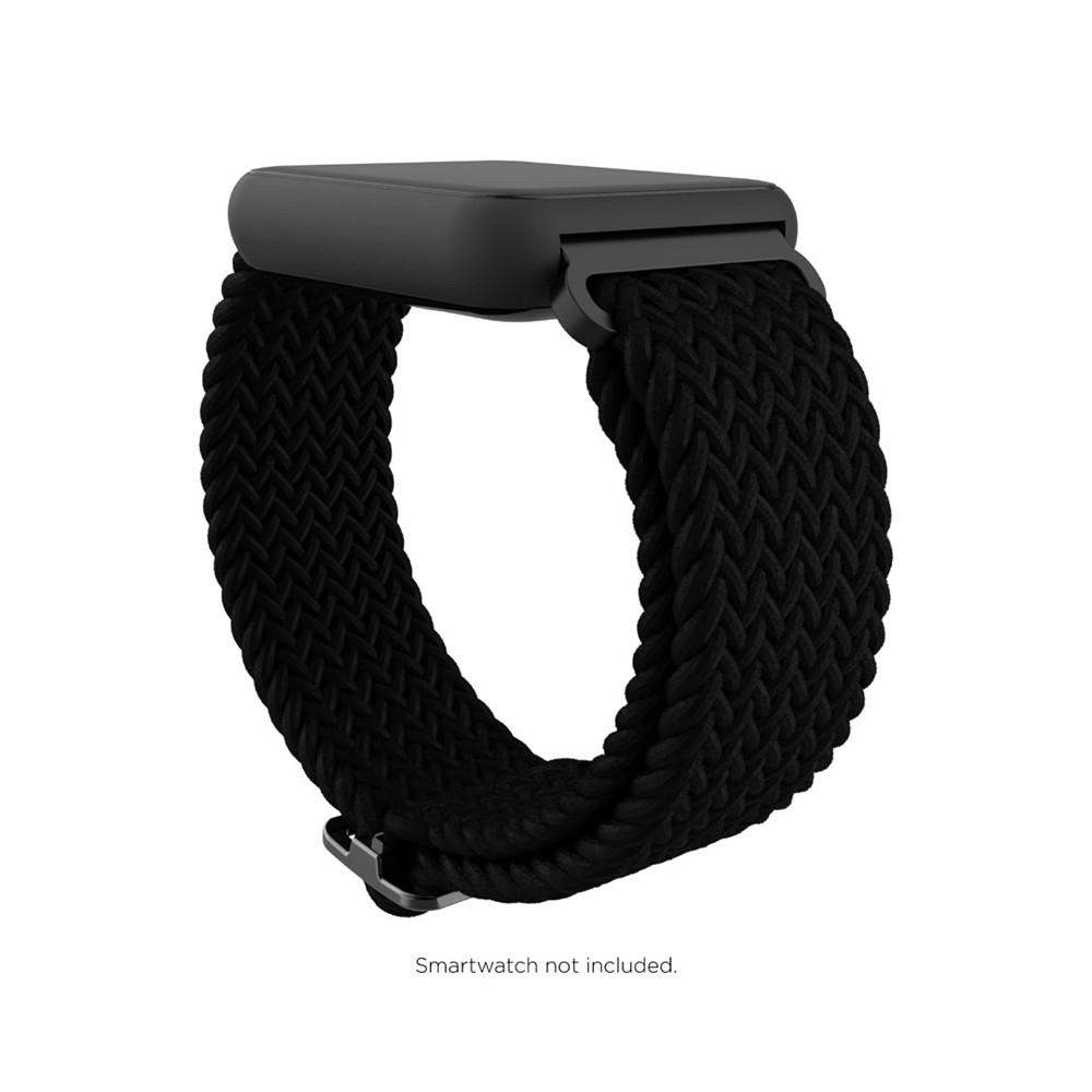 iTouch Unisex Air 4 Black Braided Loop Silicone Strap