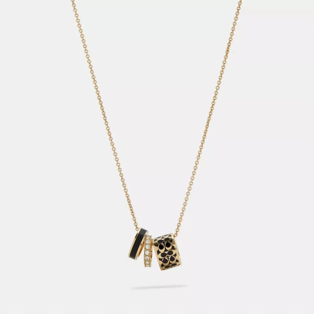 Signature Enamel Necklace undefined