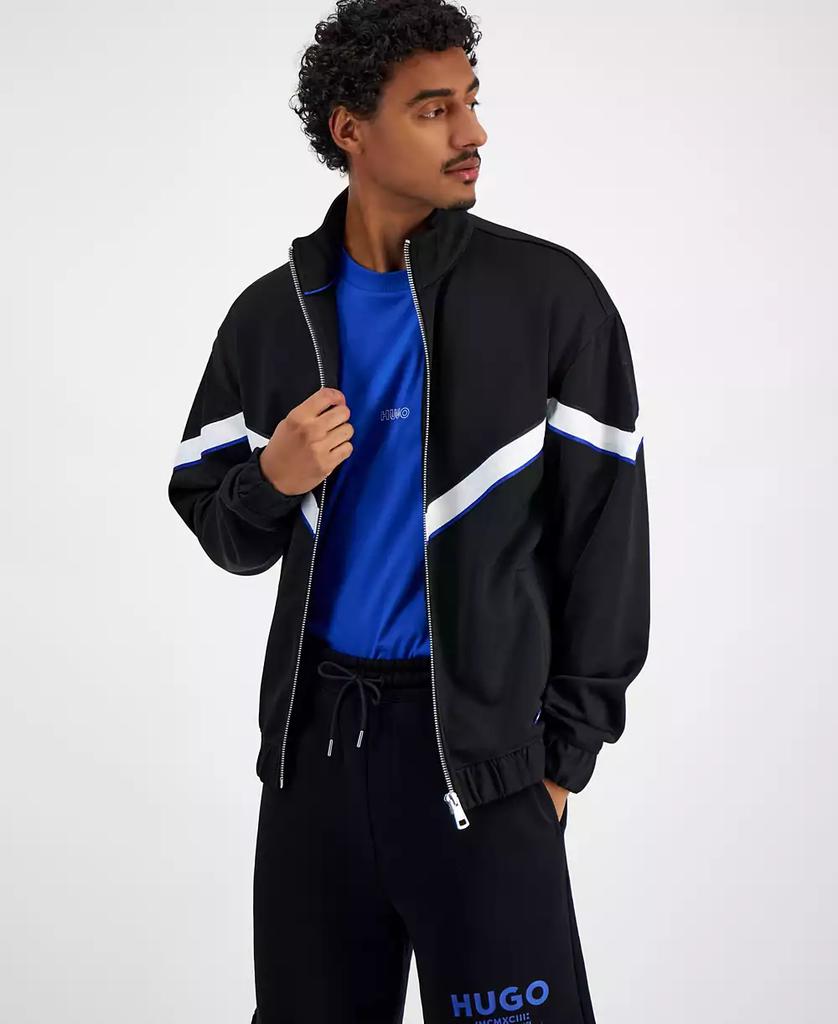 Men's Napones Zip Front Chevron Stripe Track Jacket – On Sale Now