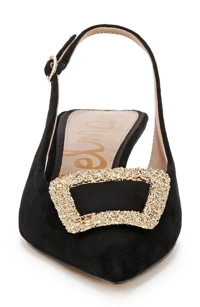 Sam Edelman Kammie Slingback Pointed Toe Kitten Heel Pump 4