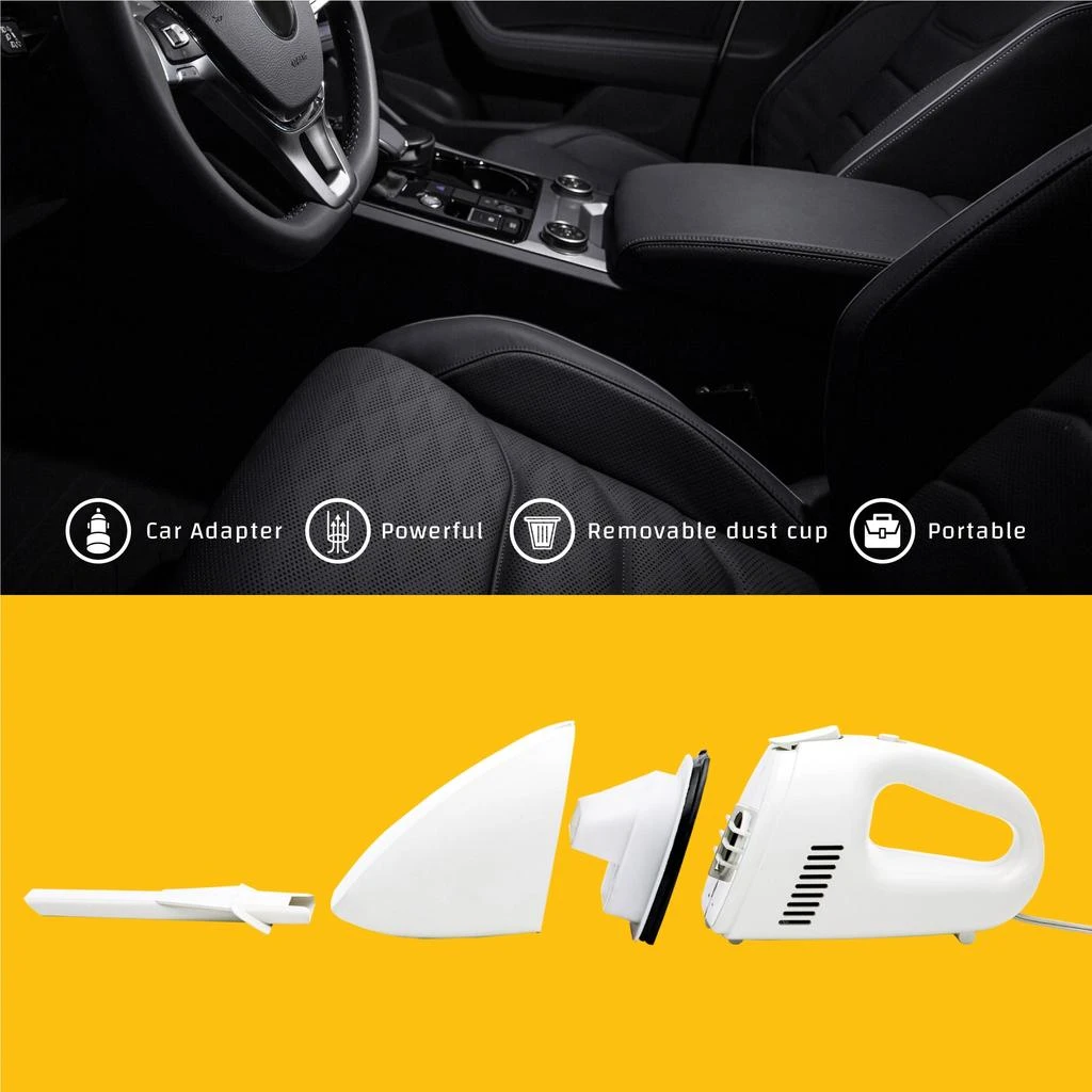 PURSONIC Pursonic Car Vacuum, 1800PA Super Suction and Washable Filter 3