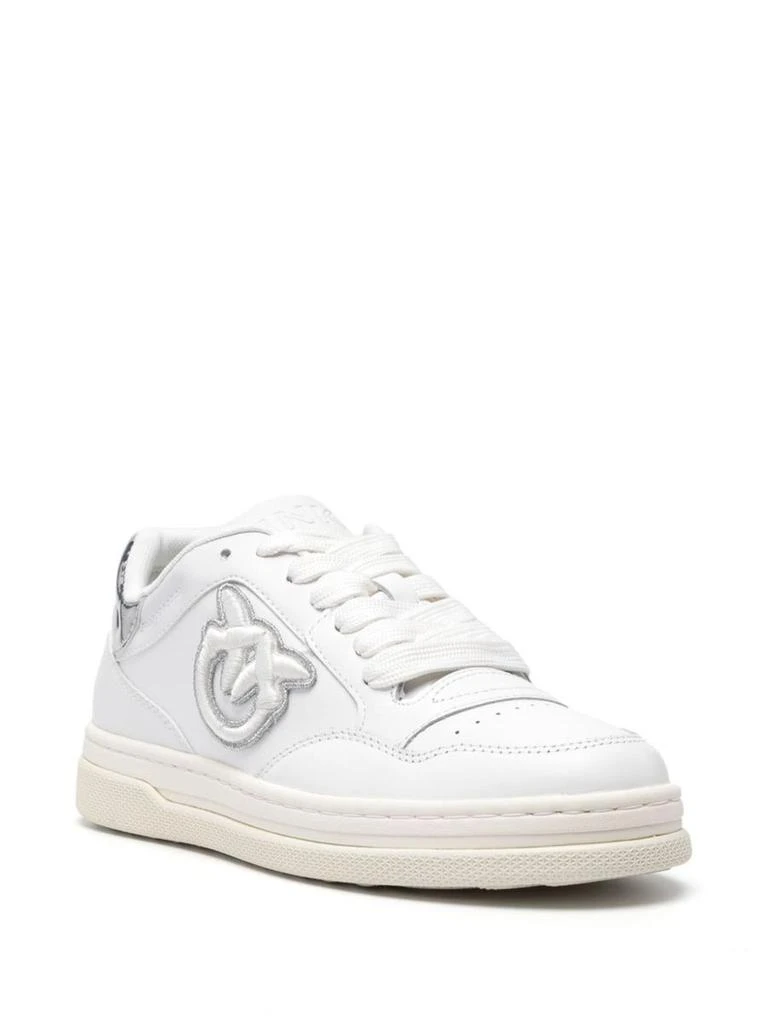PINKO Pinko White Low-Top 'Mandy' Sneakers 3