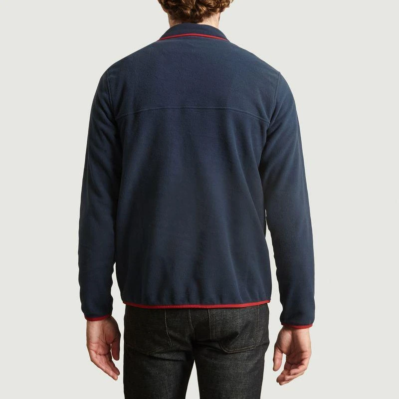 Patagonia Micro D Snap-T fleece sweatshirt New navy with classic red PATAGONIA 3