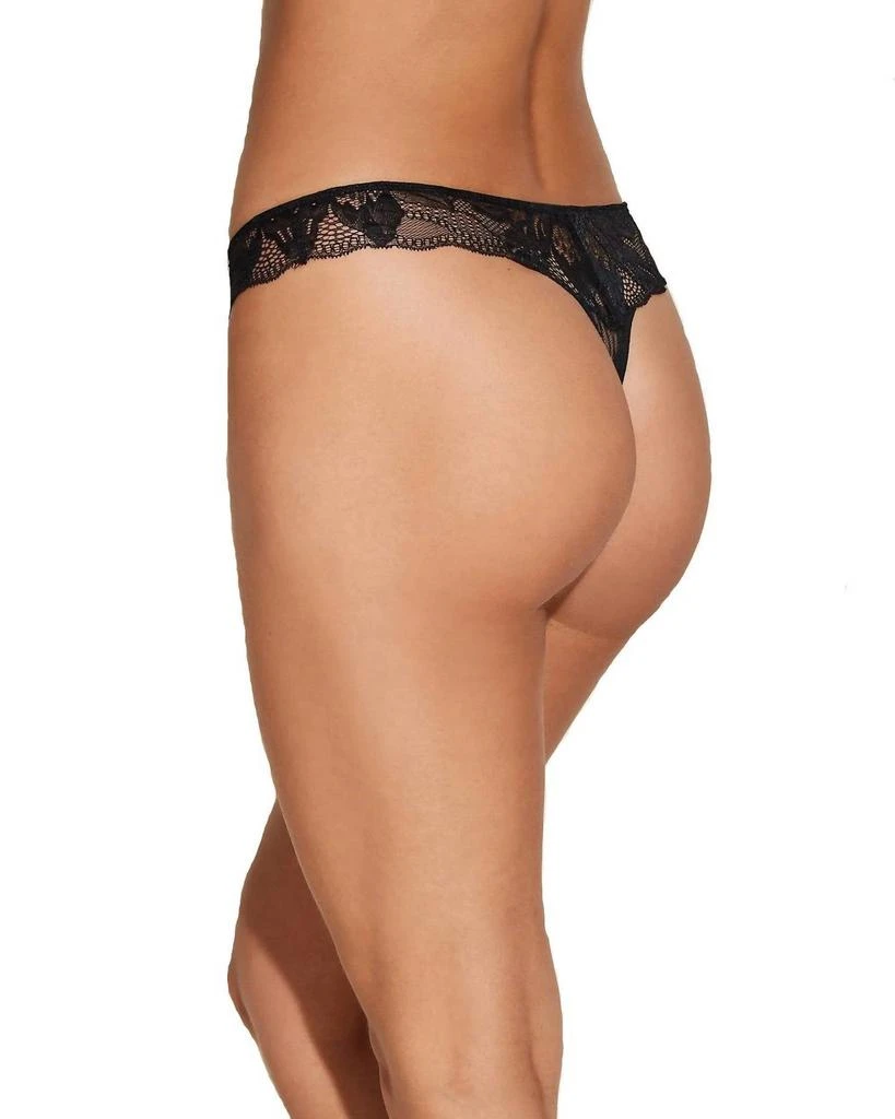Cosabella Paradiso Women's Mid-Rise Thong Parad0321 In Black 2