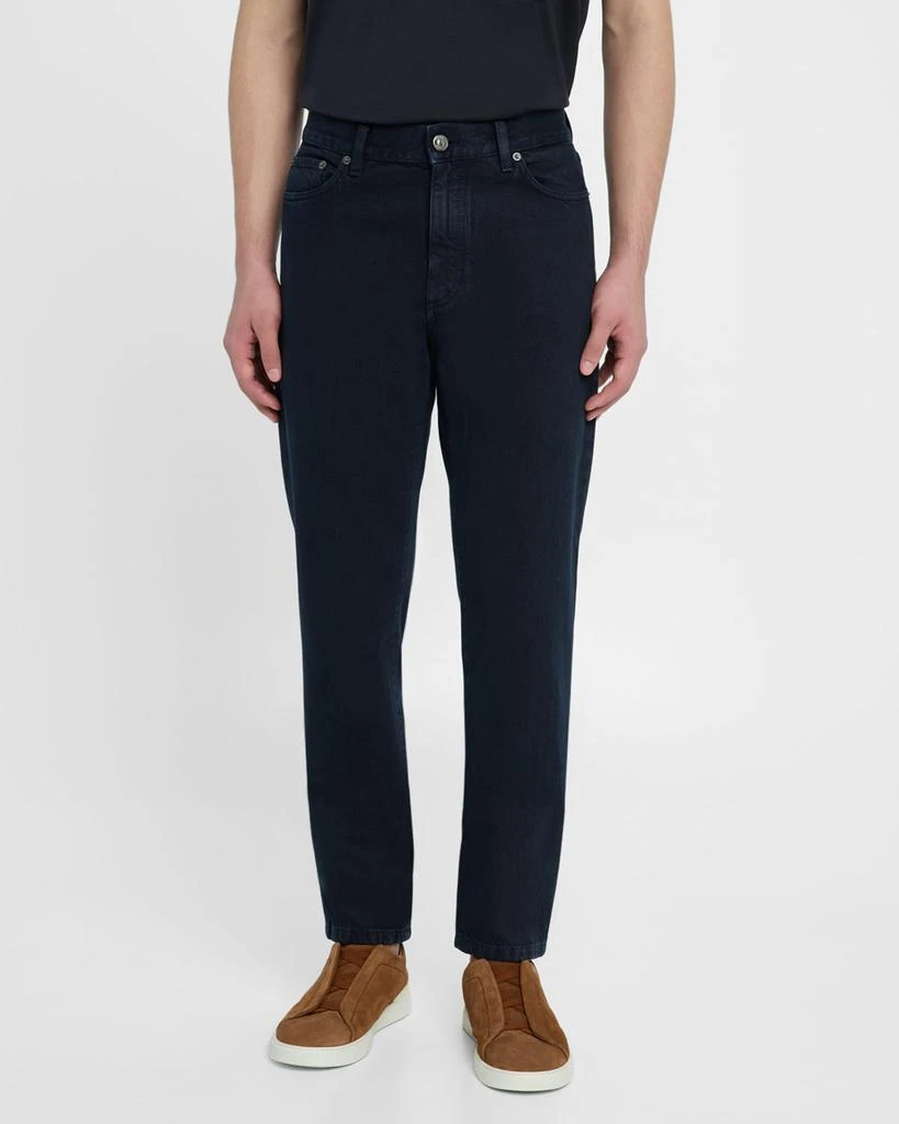 Zegna Men's 5-Pocket Denim Pants 4
