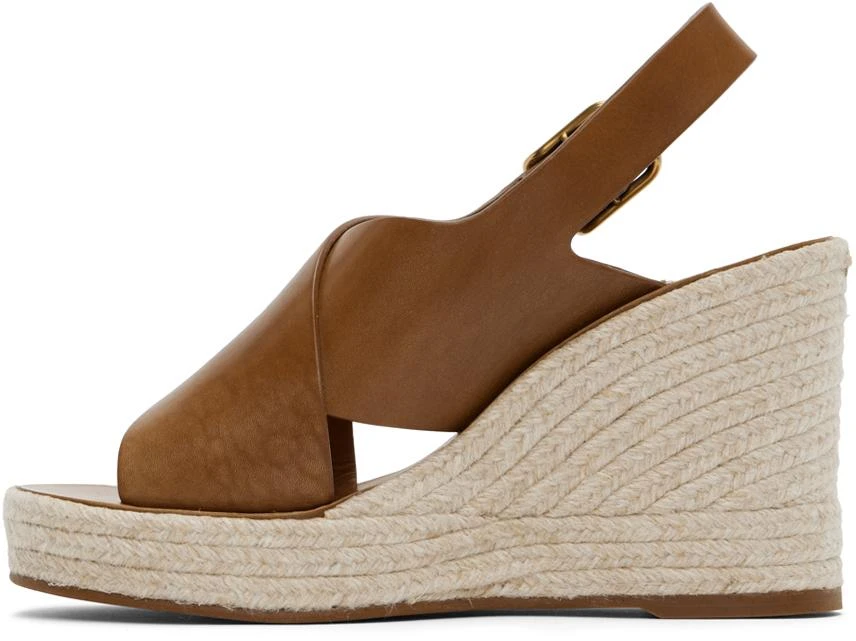 Chloé Brown Pary Wedge Espadrilles 3
