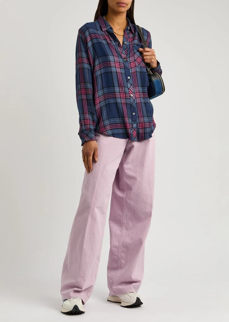 Rails Hunter checked rayon shirt 4