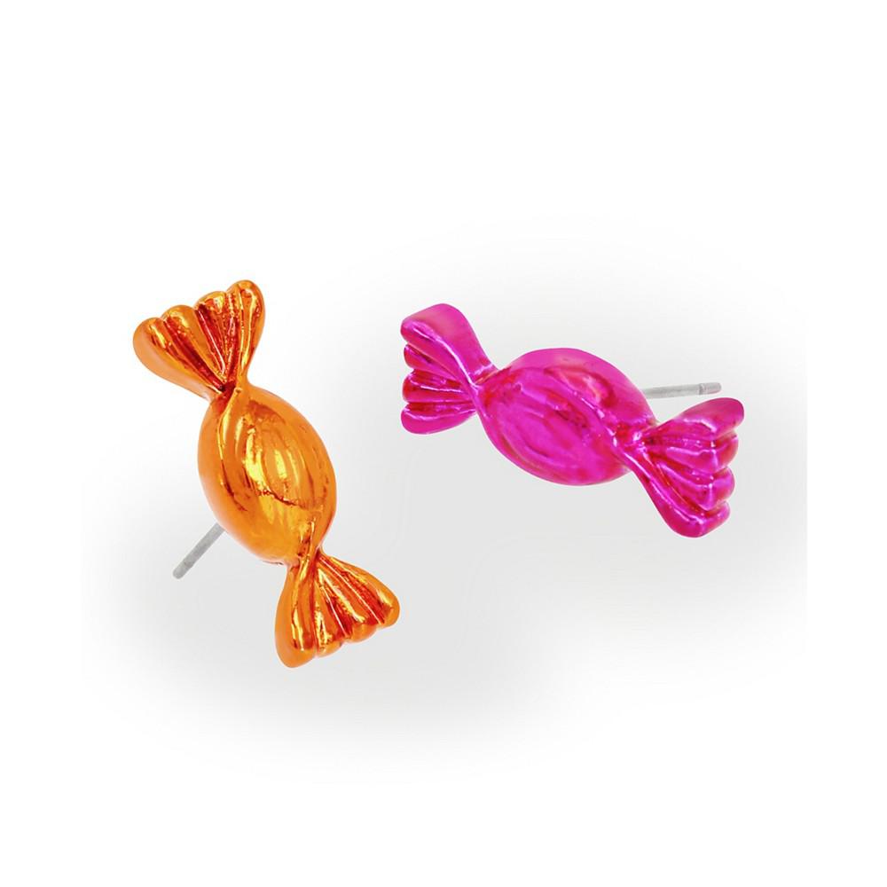 Betsey Johnson Multi-Colored Candy Mismatch Stud Earrings