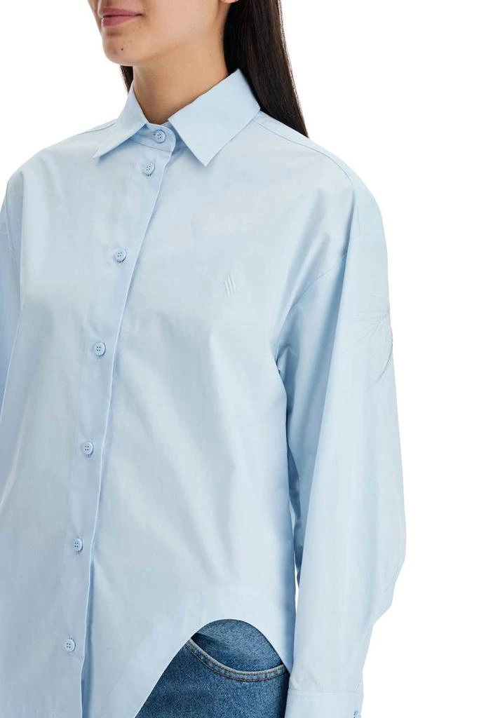 The Attico eliza shirt with shaped slit 4