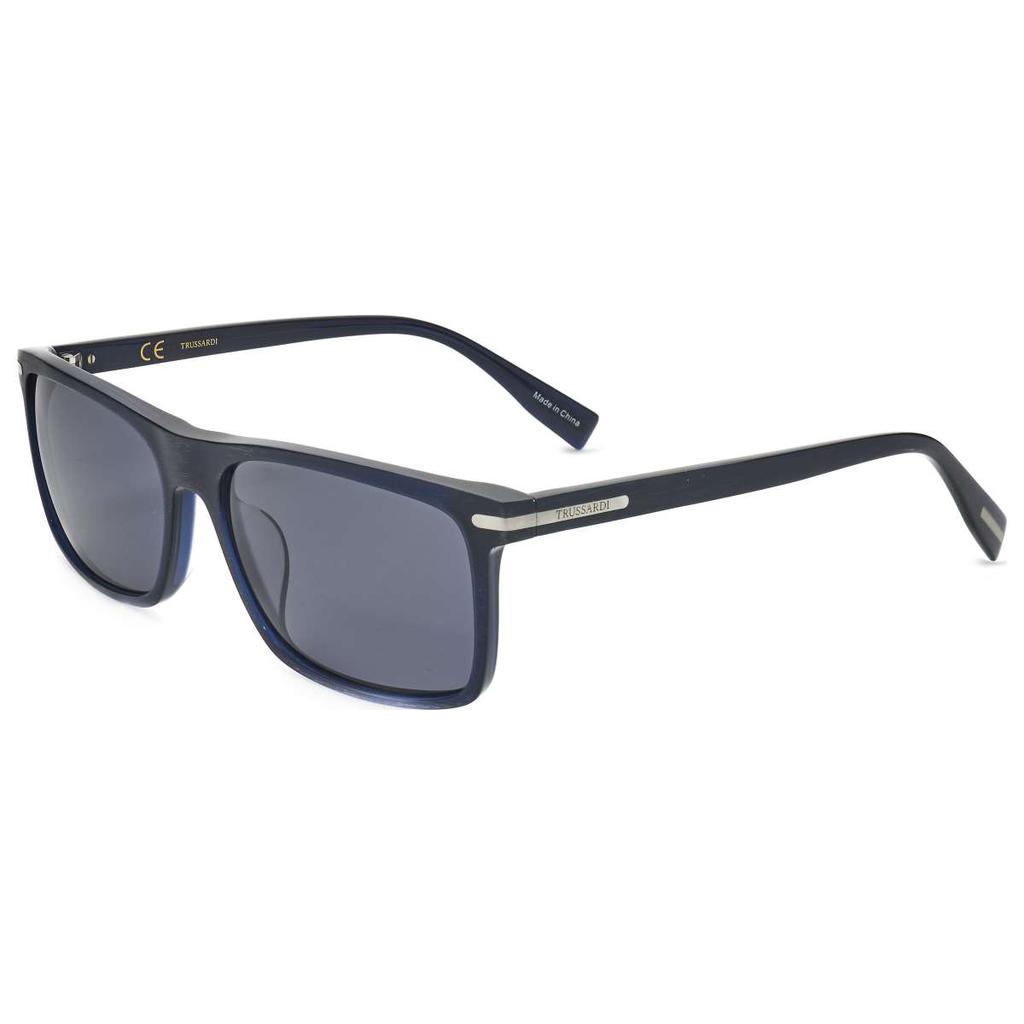 TRUSSARDI Trussardi Men's Blue Polarized Sunglasses