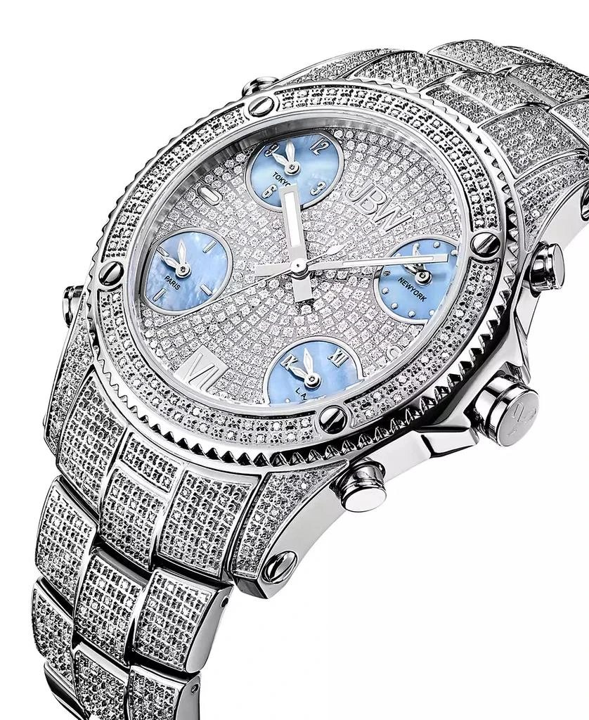 Jbw Men's Jet Setter Diamond (2 ct.t.w.) Stainless Steel Watch 3