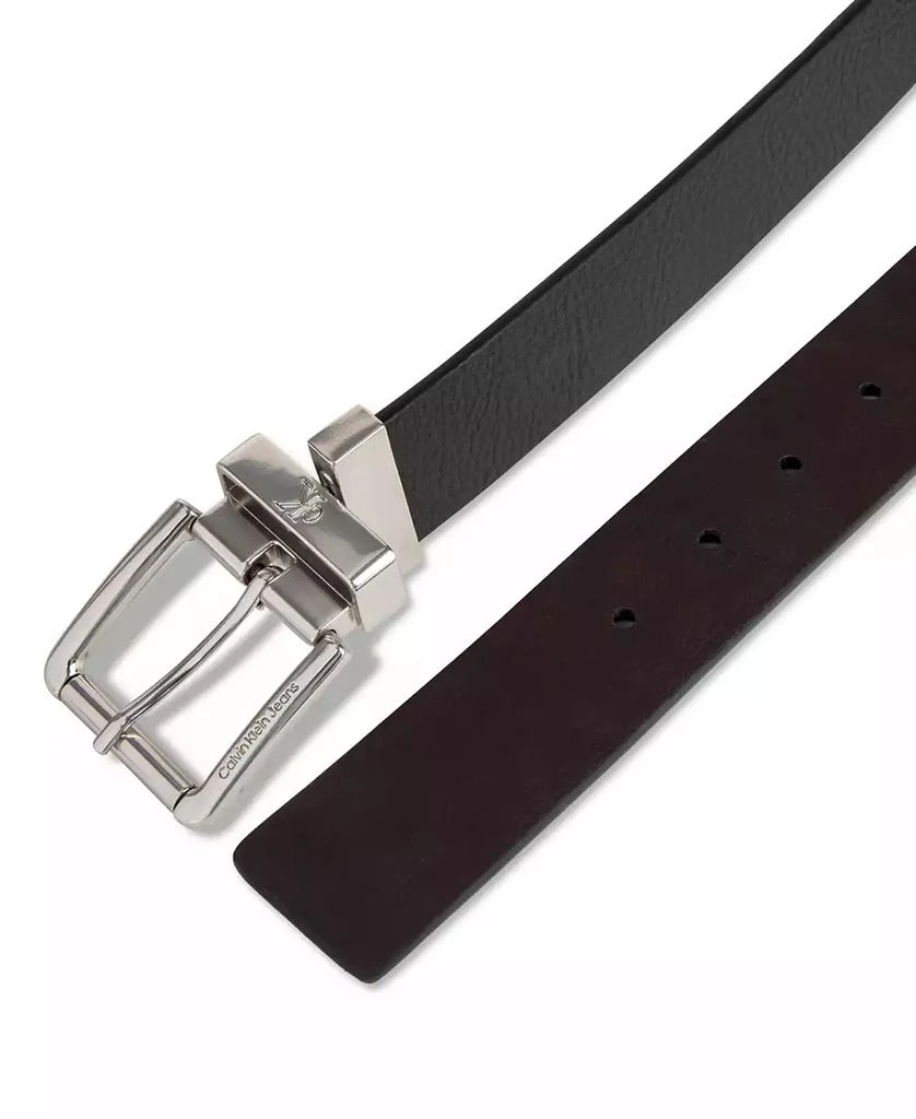 Calvin Klein Men's Pebble Grain Reversible Jean Belt 5