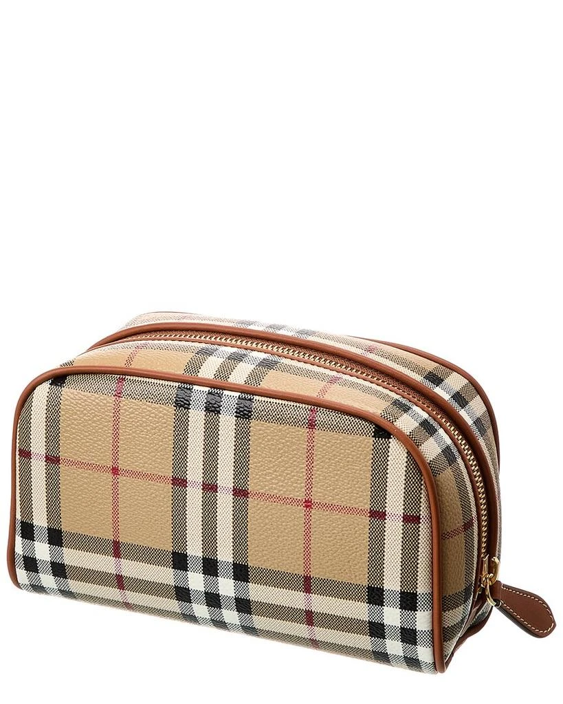 Burberry Burberry Small Check E-Canvas Pouch 2