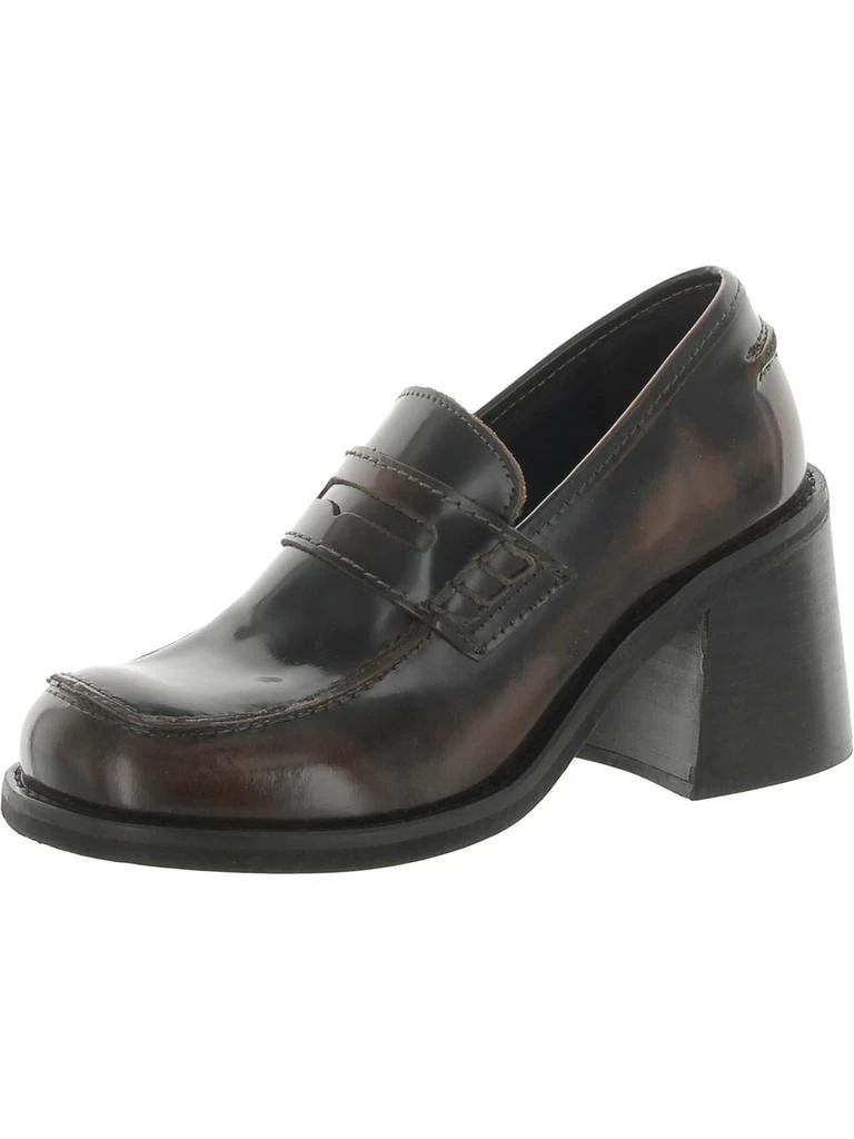 Steve Madden Universe Womens Patent Slip-on Loafers 5