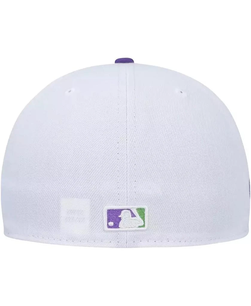 New Era Men's White Chicago White Sox Side Patch 59Fifty Fitted Hat 2