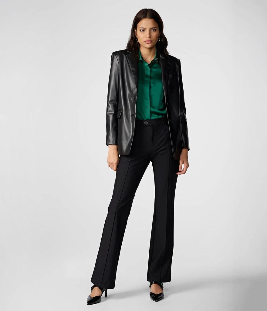 Karl Lagerfeld Paris FAUX LEATHER BLAZER 4