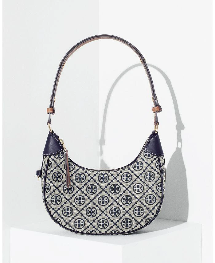 Tory Burch T Monogram Crescent Bag 6