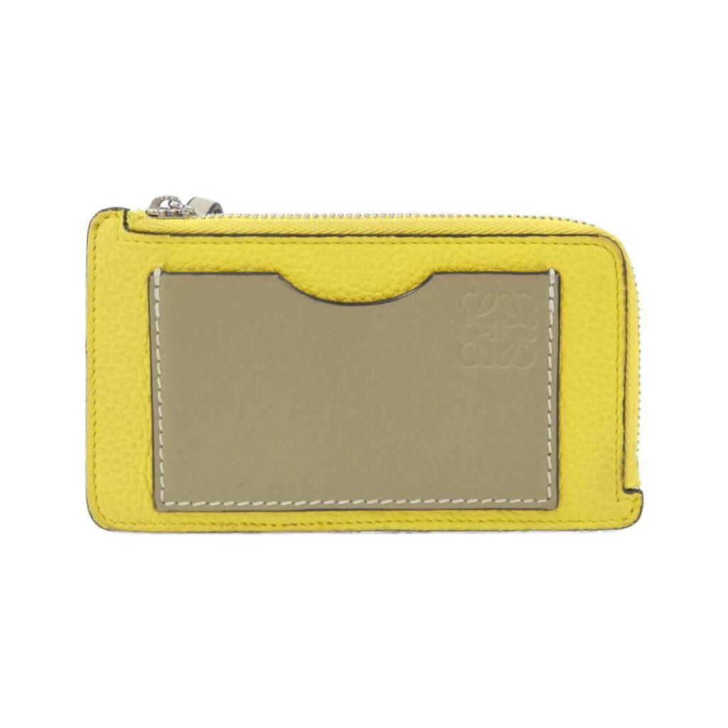 Loewe yellow Leather Coin Purse/Coin Case (Pre-Owned)