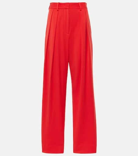 Staud Luisa pleated wide-leg pants 1