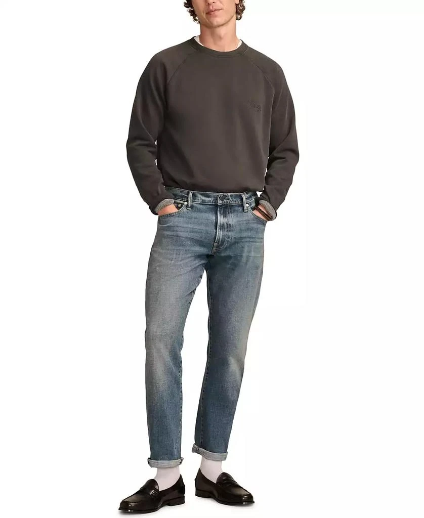 Lucky Brand Men's Fleece Logo Raglan Crew Sweatshirt 2