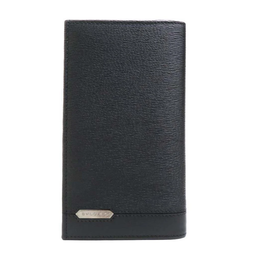 BVLGARI Leather Long Bill Wallet (Bi-Fold) (Pre-Owned)
