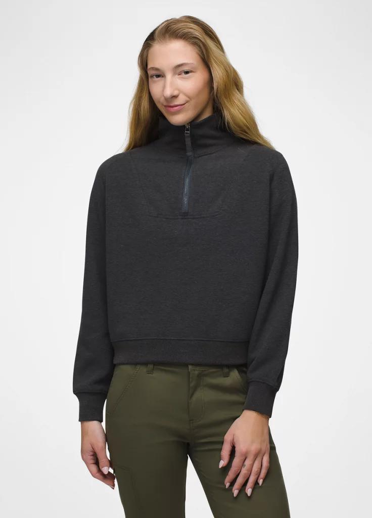 Prana Womens prAna Cozy Up Pullover - Charcoal