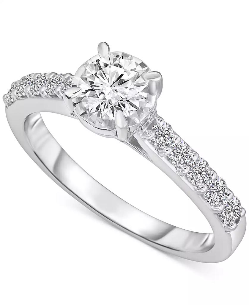 TruMiracle TruMiracle® Diamond Solitaire Plus Engagement Ring (1 ct. t.w.) in 14k White Gold