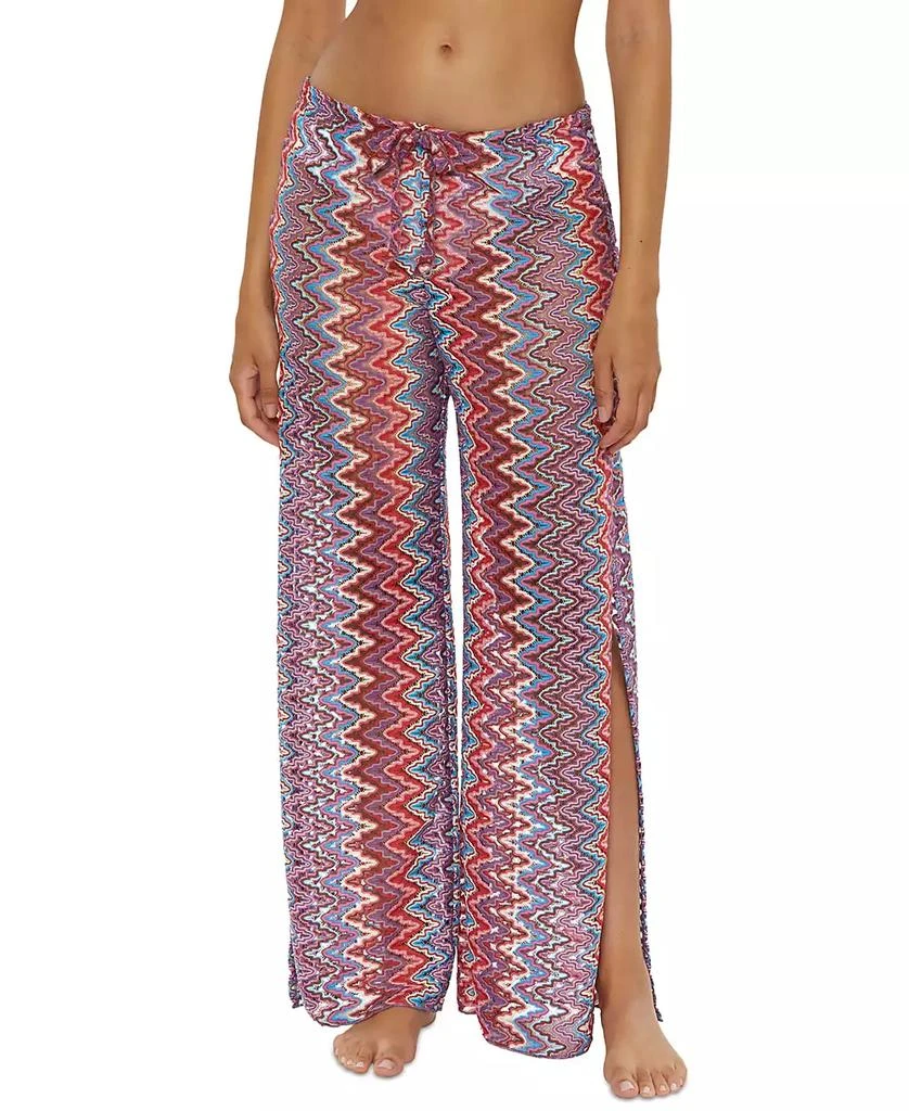 Becca Women's Sundown Crochet Split-Leg Cover-up 3