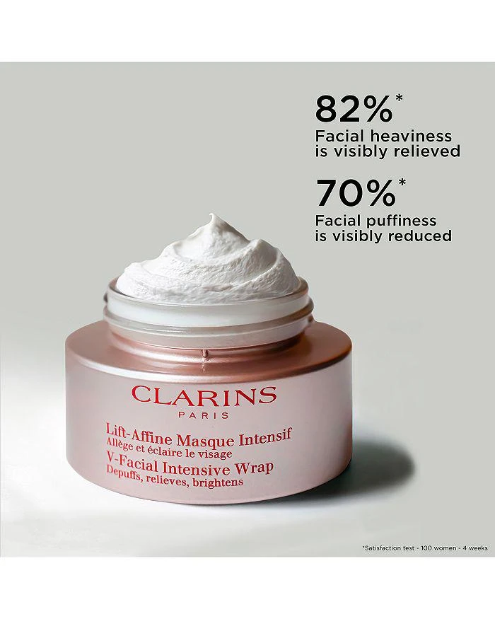Clarins V-Facial Instant Depuffing Face Mask 2.6 oz. 4