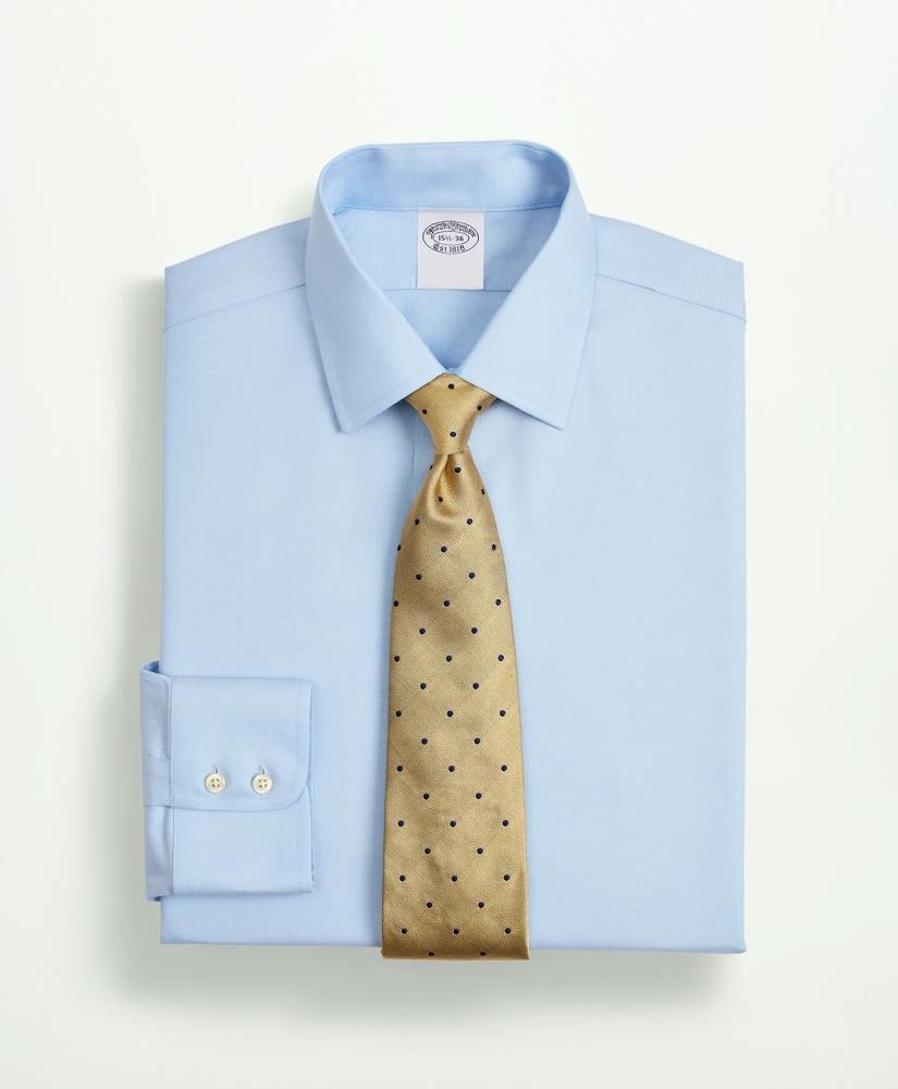 Brooks Brothers Stretch Supima® Cotton Non-Iron Twill Ainsley Collar Dress Shirt