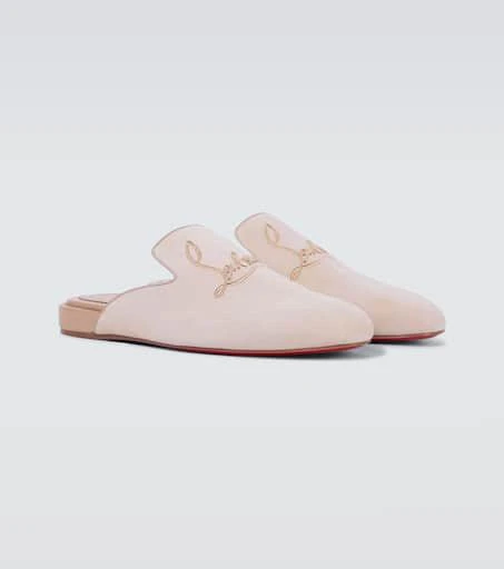Christian Louboutin Navy Coolito Flat mules 5
