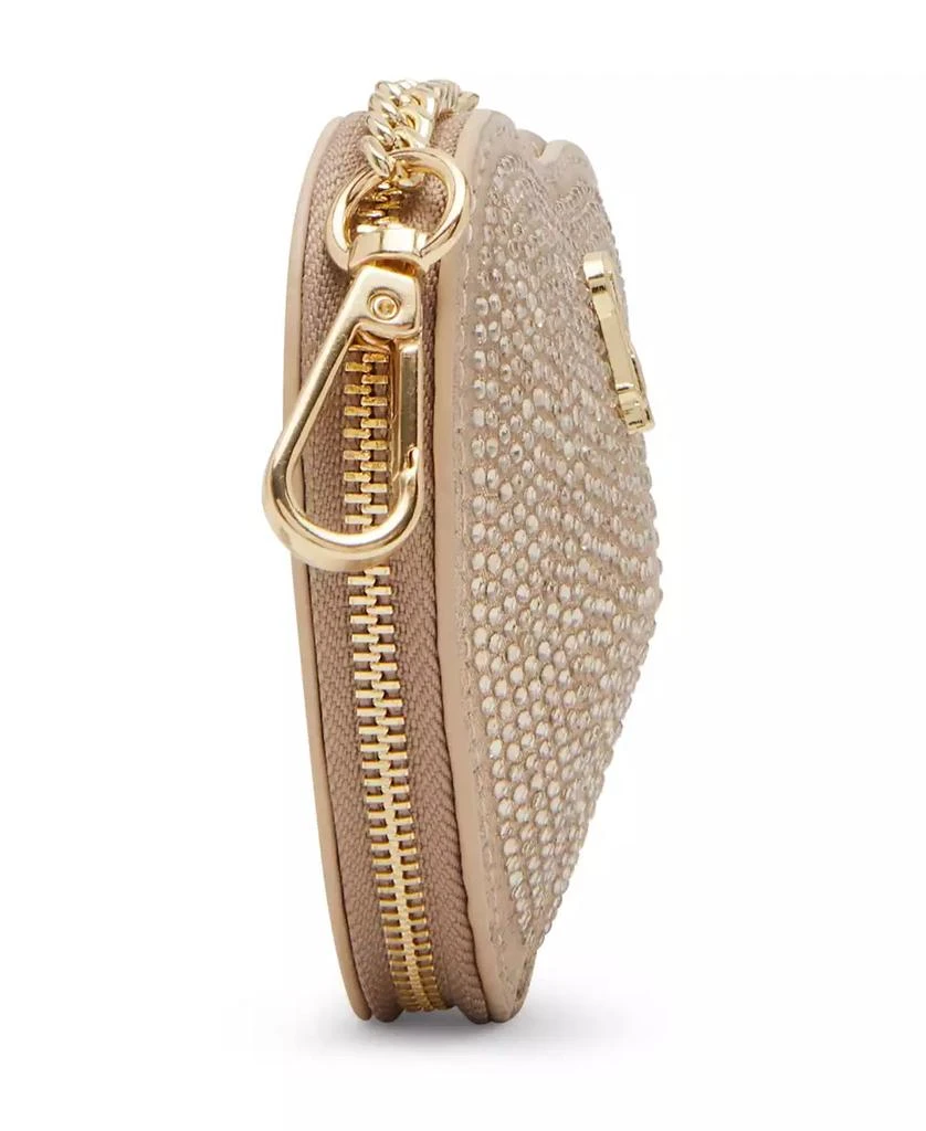 Steve Madden Boxed Zip-Around Embellished Heart Pouch & Bag Charm 4