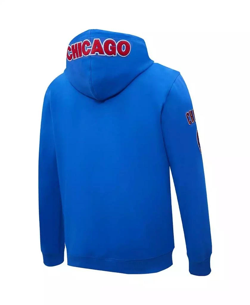 Pro Standard Men's Royal Chicago Cubs Logo Pullover Hoodie 3