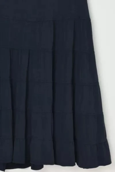 Urban Outfitters Vintage Y2k Tiered Black Midi Skirt 2