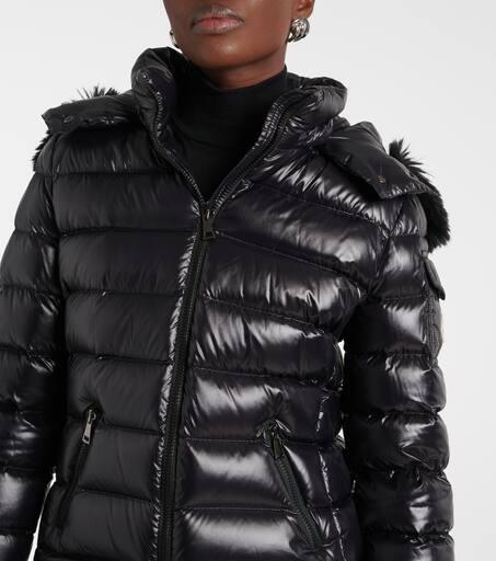 『MONCLER』Badyf Shearling-Trimmed Down Jacket★Black★ Moncler Badyf shearling-trimmed down jacket - Coats - Free