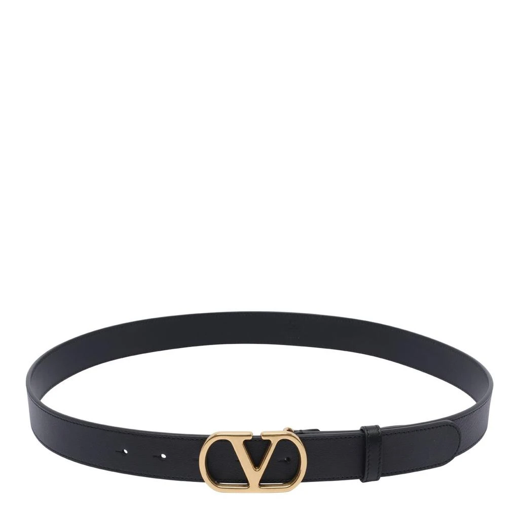 Valentino Valentino VLogo Signature Buckled Belt 1