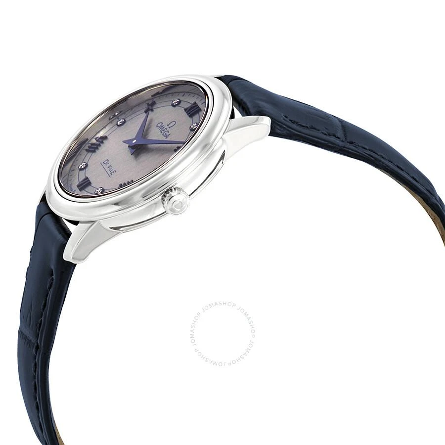 Omega De Ville Prestige Diamond Grey Dial Ladies Watch 424.13.27.60.56.001 2