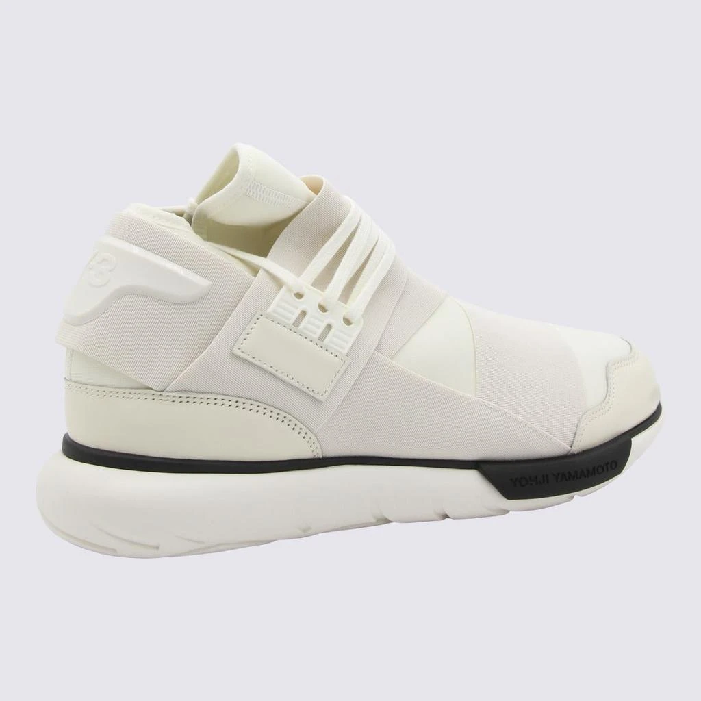 Y-3 Y-3 Adidas White Canvas Sneakers 2