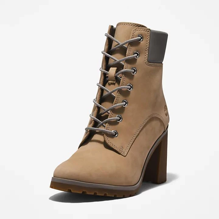 Timberland Allington Heeled 6 Inch Boot for Women in Beige 9
