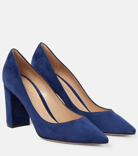 Gianvito Rossi Piper 85 suede pumps 1