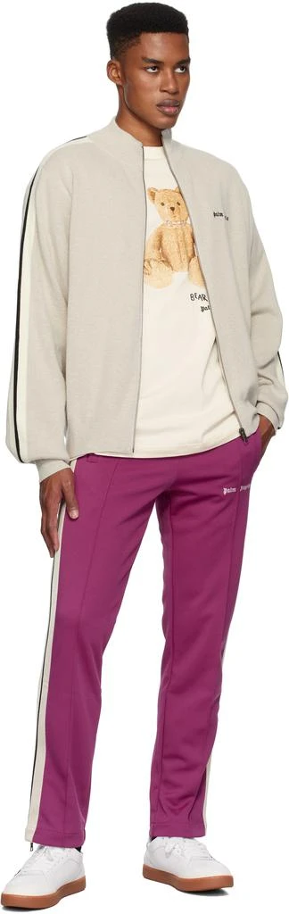Palm Angels Purple Classic Logo Track Pants 4