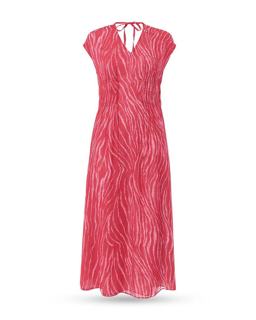 Whistles Zebra Texture Midi Dress 5