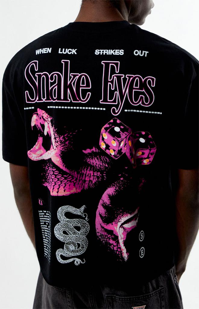 PacSun Snake Eyes Cropped Boxy T-Shirt