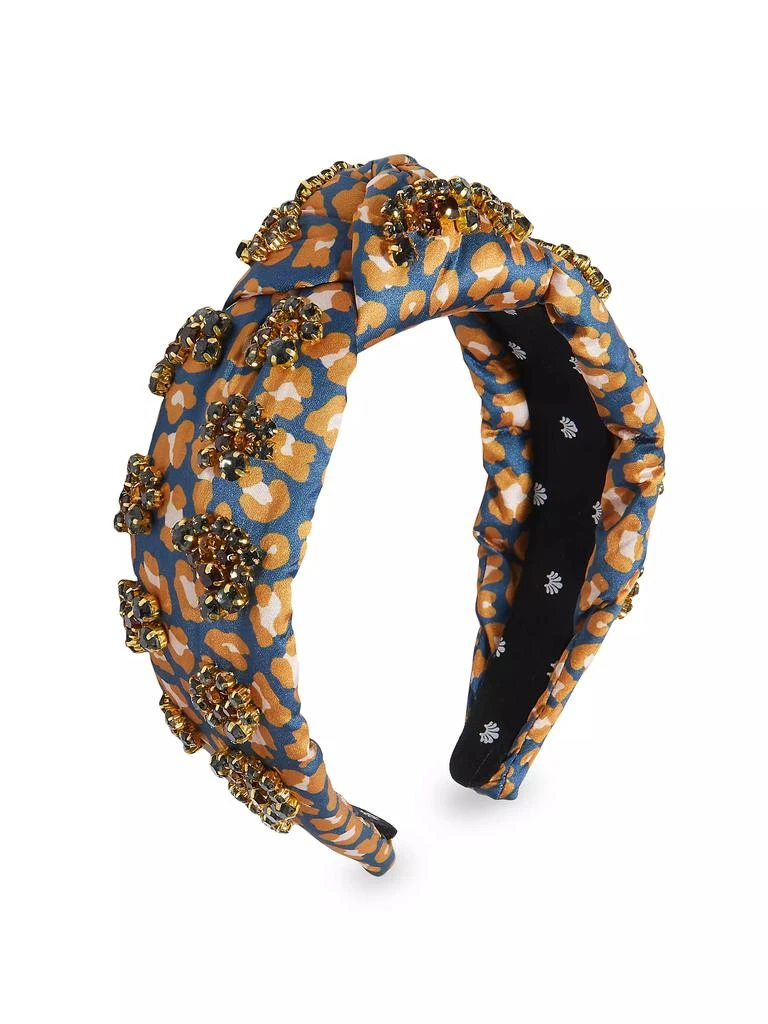 Lele Sadoughi Leopard Knotted Headband 1