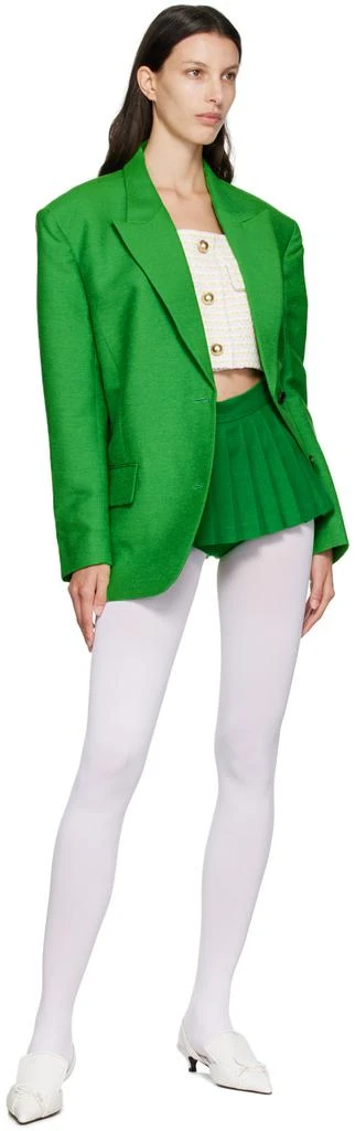 pushBUTTON Green Double Button Blazer 4