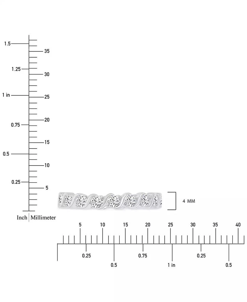 Macy
s Cubic Zirconia Stack Ring (1-3/4 ct. t.w.) in Sterling Silver 3