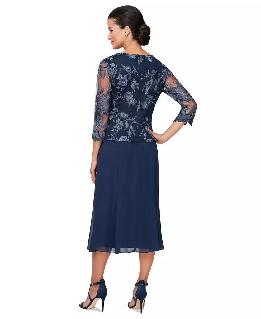 Alex Evenings Petite 2-Pc. Lace Jacket Dress Set 2