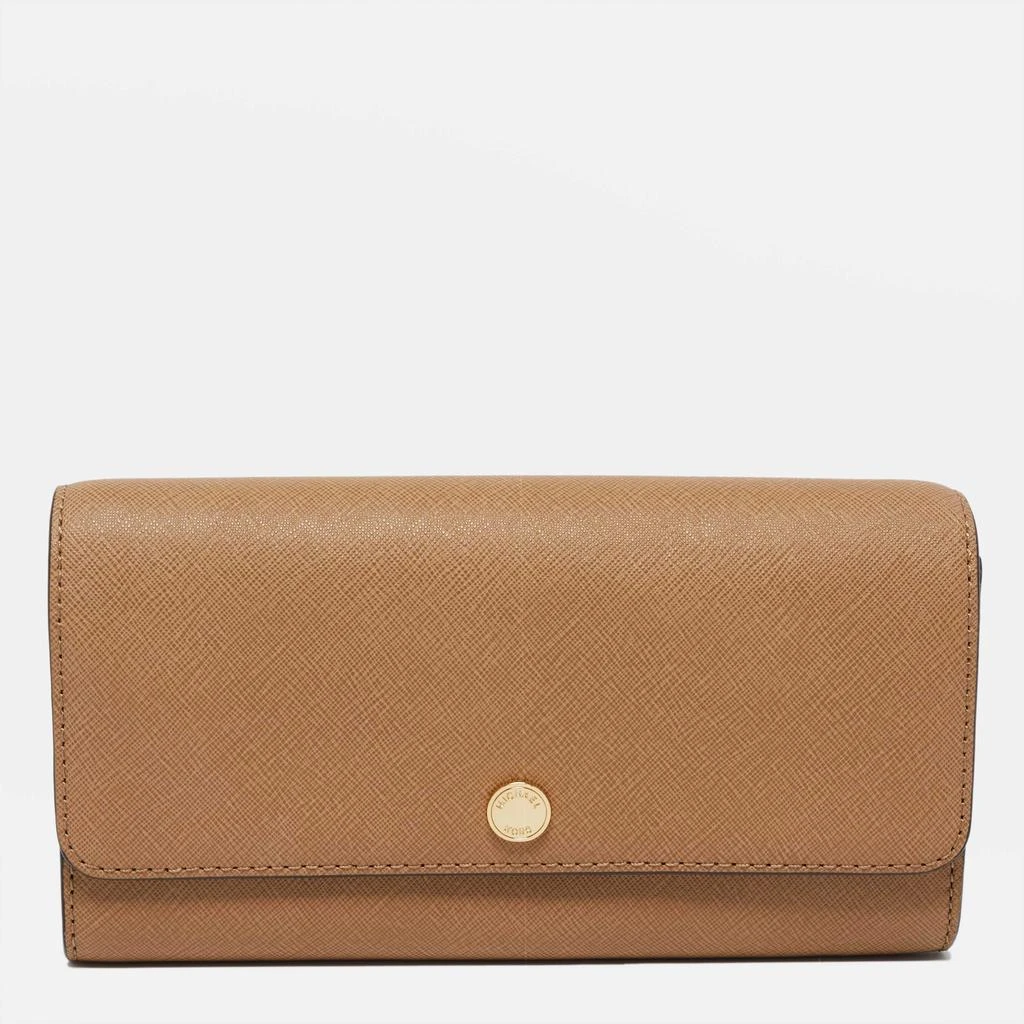 Michael Kors Beige Saffiano Leather Wallet 1