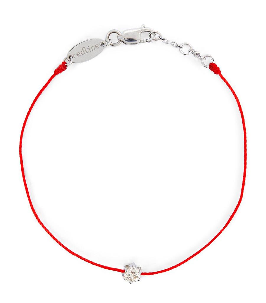 Redline White Gold and Diamond So Absolu Thread Bracelet